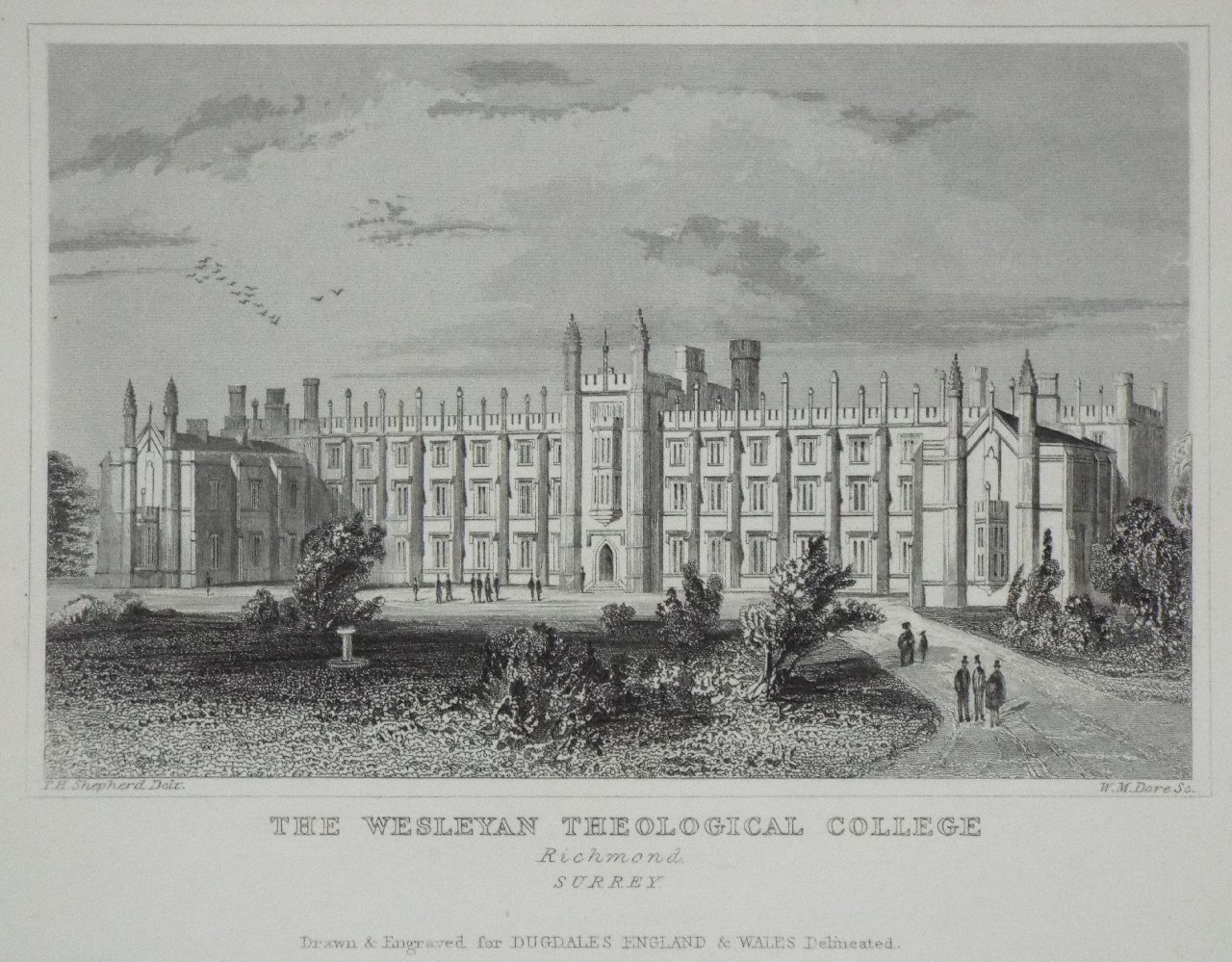 Print - The Wesleyan Theological College Richmond Surrey. - Dore